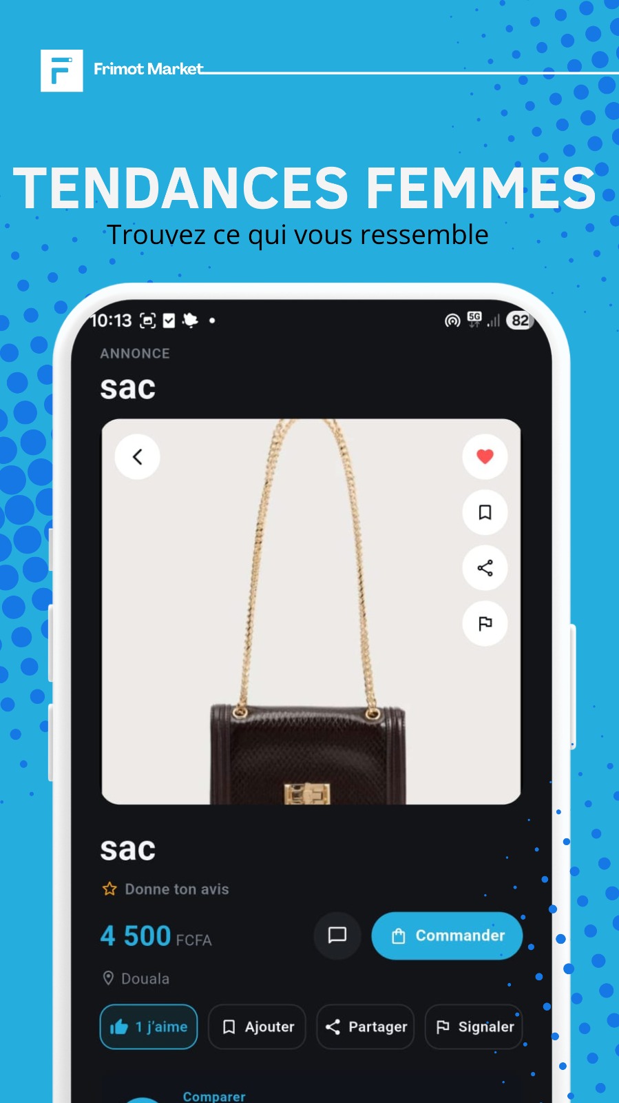 Tendances femmes sur Frimot Market : mode et accessoires